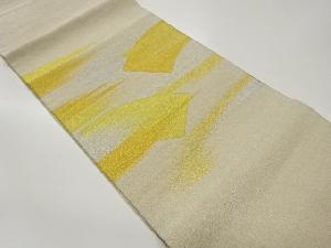 綴れ扇面に霞模様織出し名古屋帯